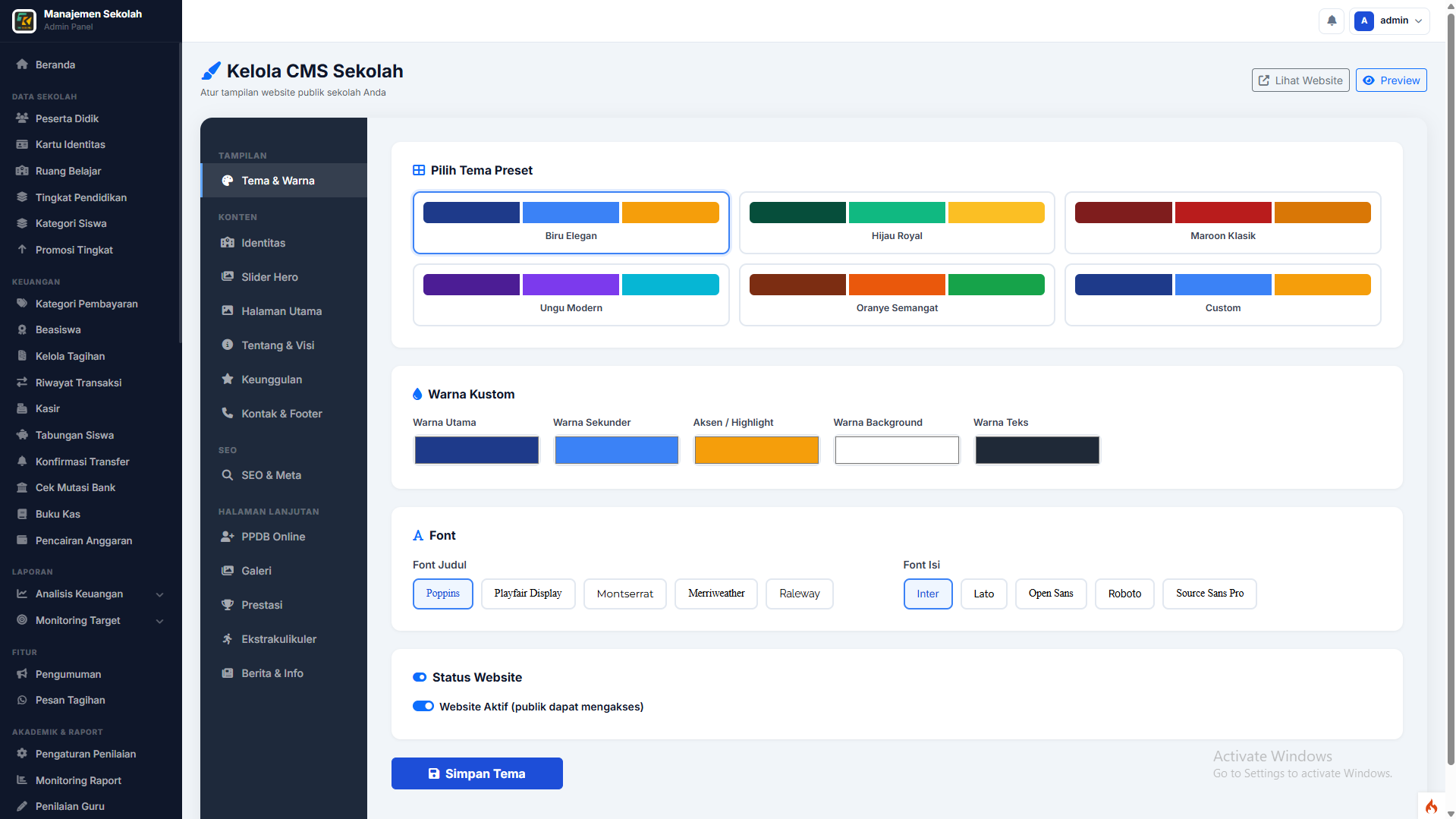 Addon CMS Website